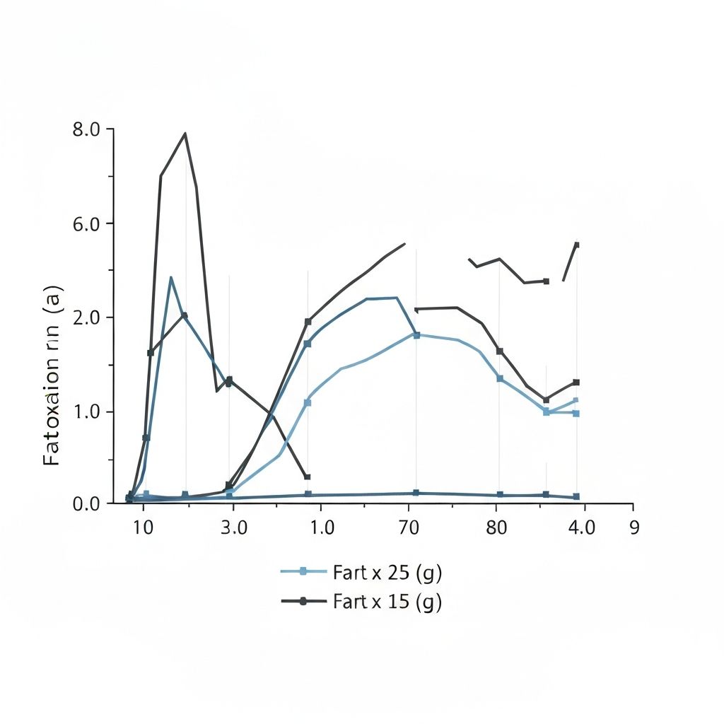 Research data on fat oxidation suppression