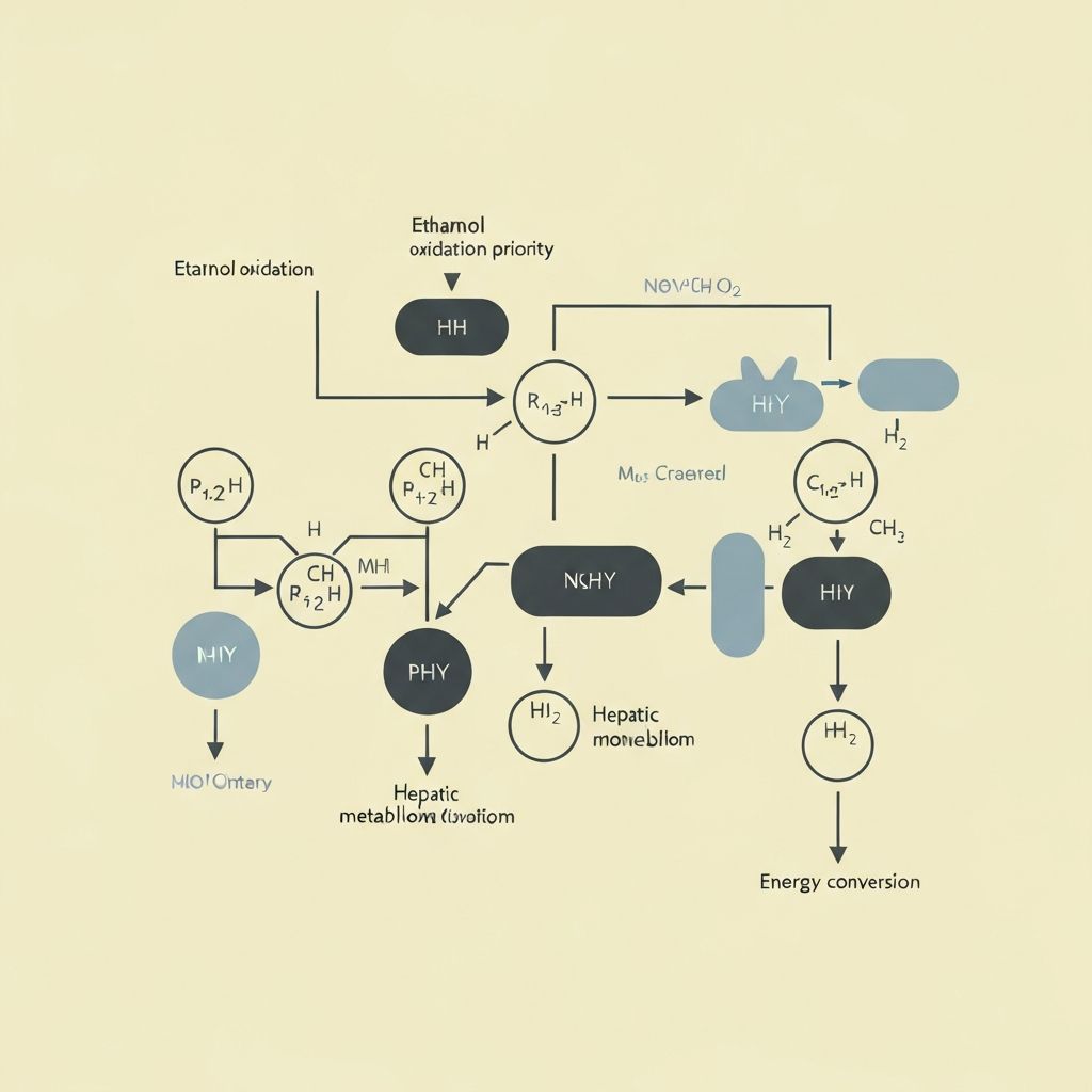 Metabolic energy pathways visualization